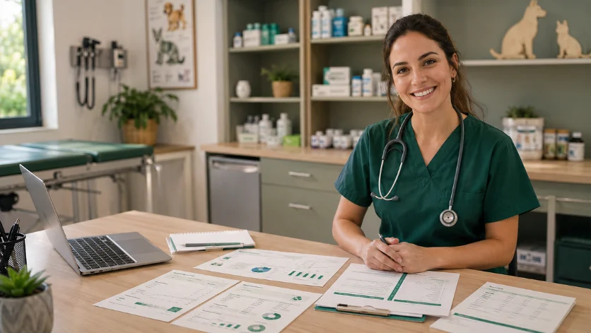 Veterinaria organizada usando el kit