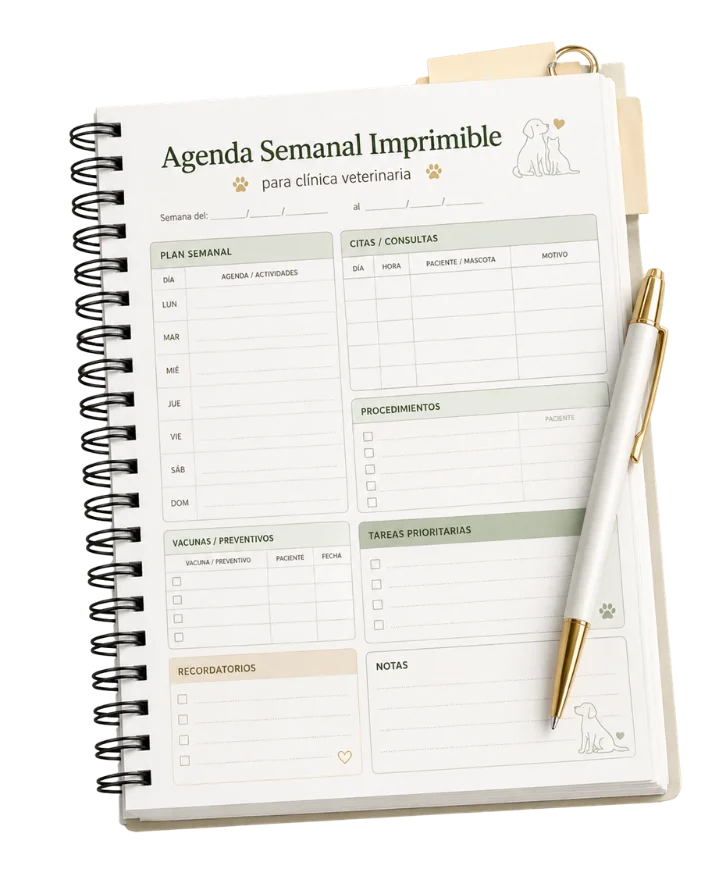 Agenda Semanal Imprimible